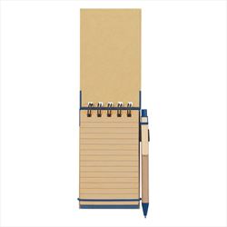 Natural with Blue Trim Open